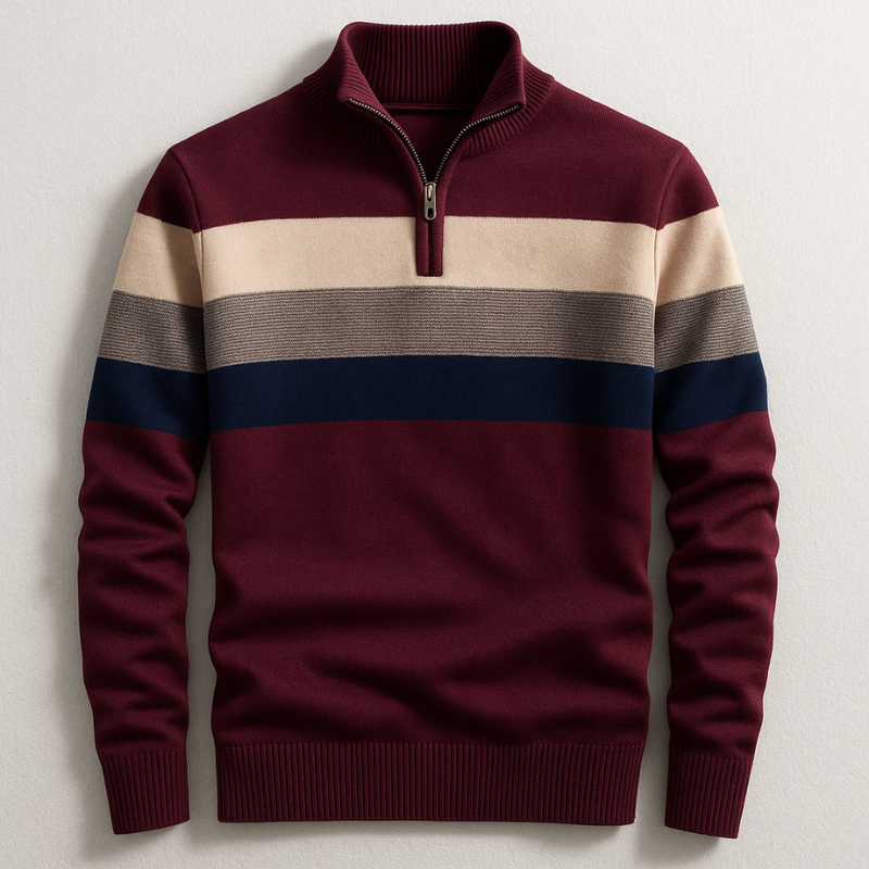 Enzo Men’s Quarter-Zip Pullover