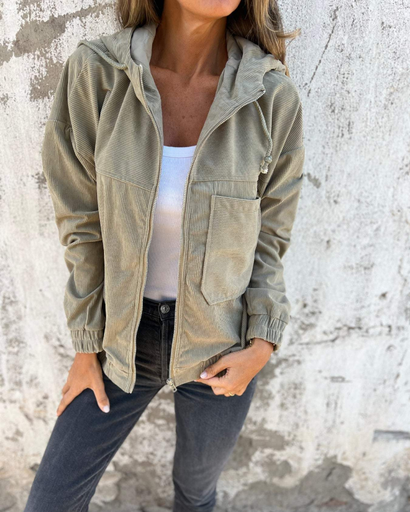 Clara Women’s Jacket – Velvet Lightweight Zip Front Summer Layer