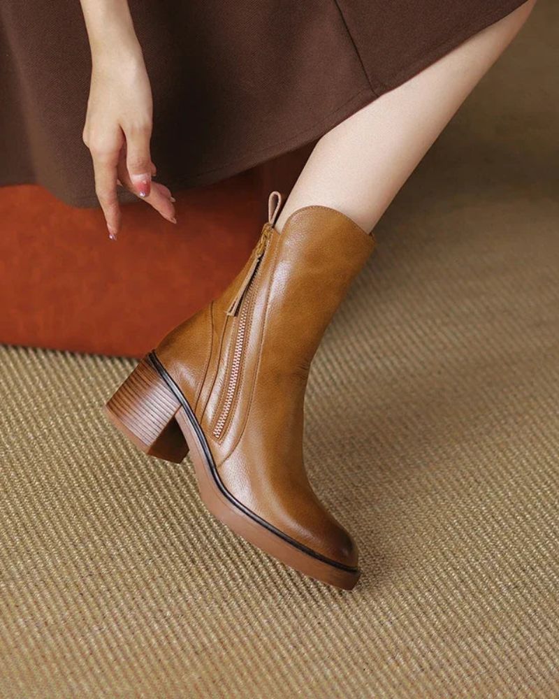 Coreen Rue Ankle Boots – Leather Ankle Boots
