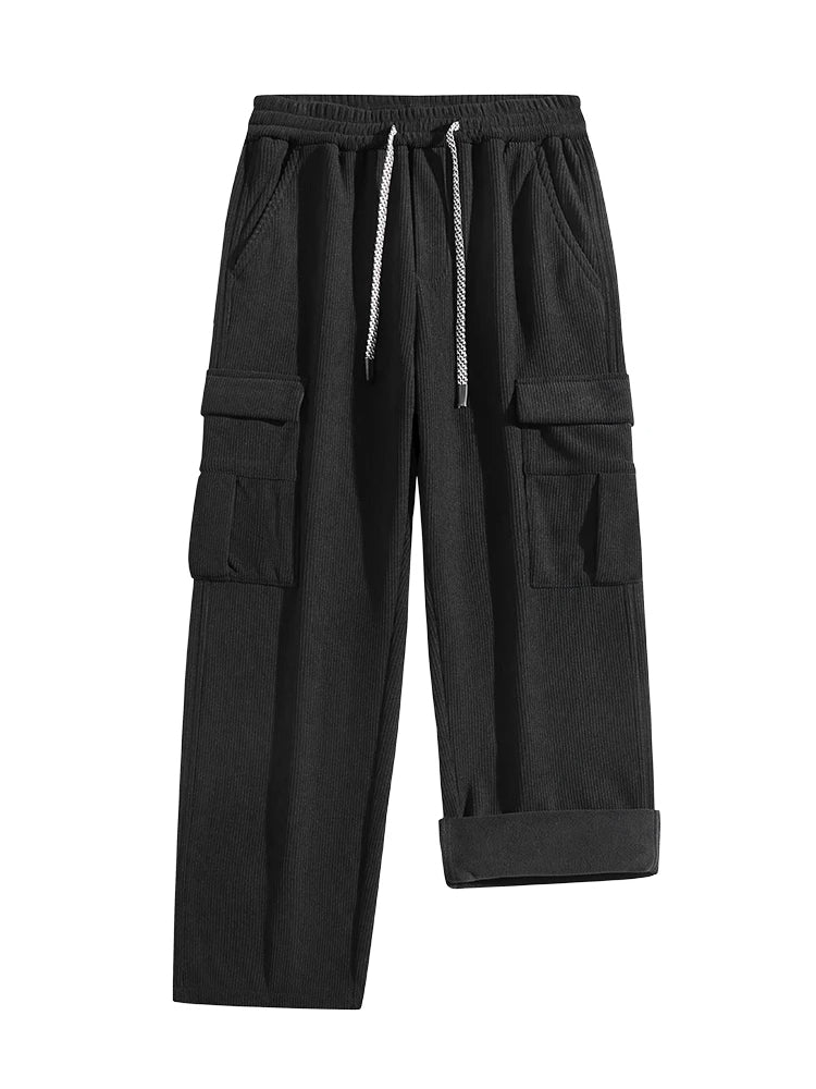 Hayes Corduroy Cargo Pants – Soft Stretch Fabric with Tapered Fit for Everyday Wear