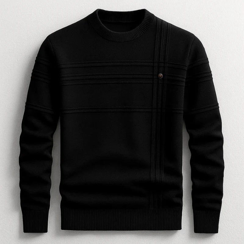 Bradford Men’s Cotton Sweater – Midweight Crew Neck Jumper