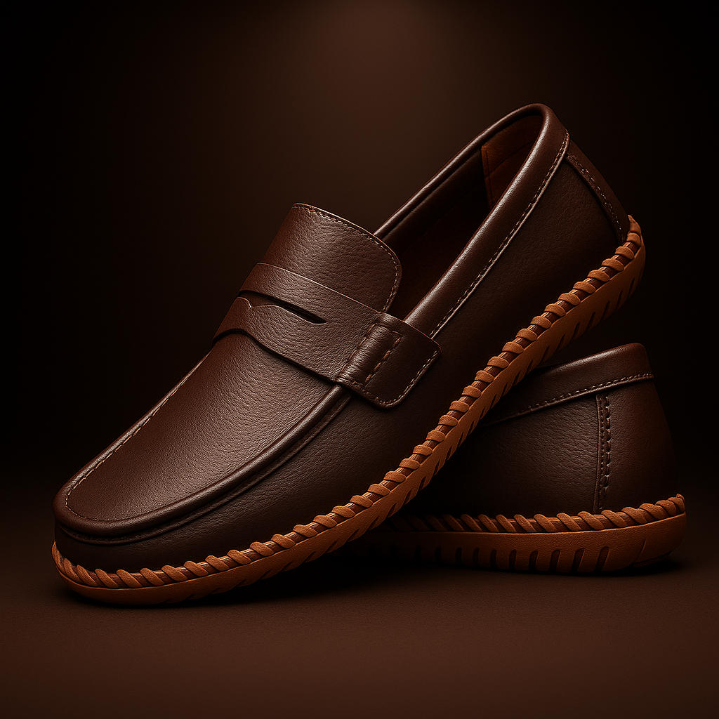 Preston Men’s Leather Loafers – Premium Leather Slip-On Shoes