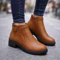 Monroe Luxe Leather Ankle Boots