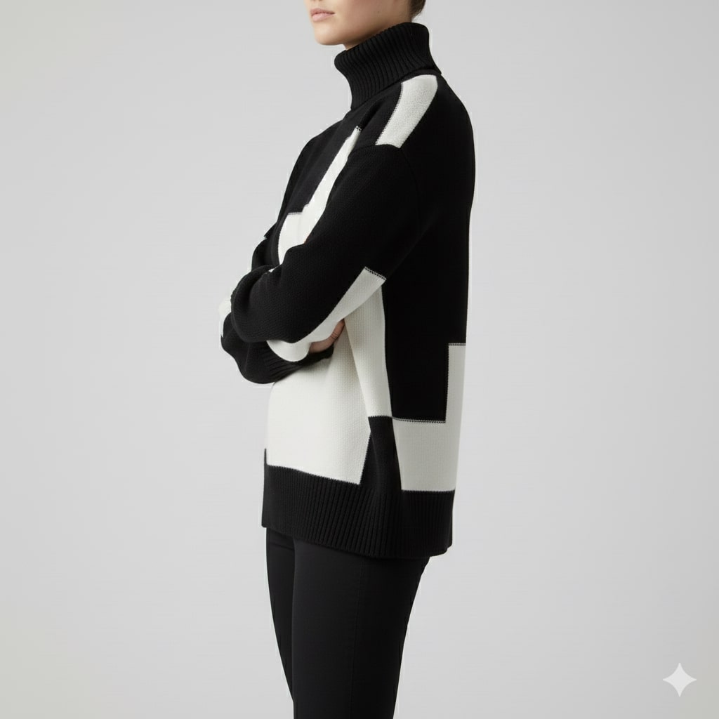 Lovi Women’s Turtleneck Sweater – Soft Knit Pullover