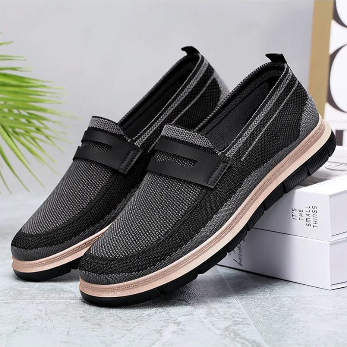 Florence Men’s Loafers – Suede Slip-On Shoes with Premium Rubber Sole