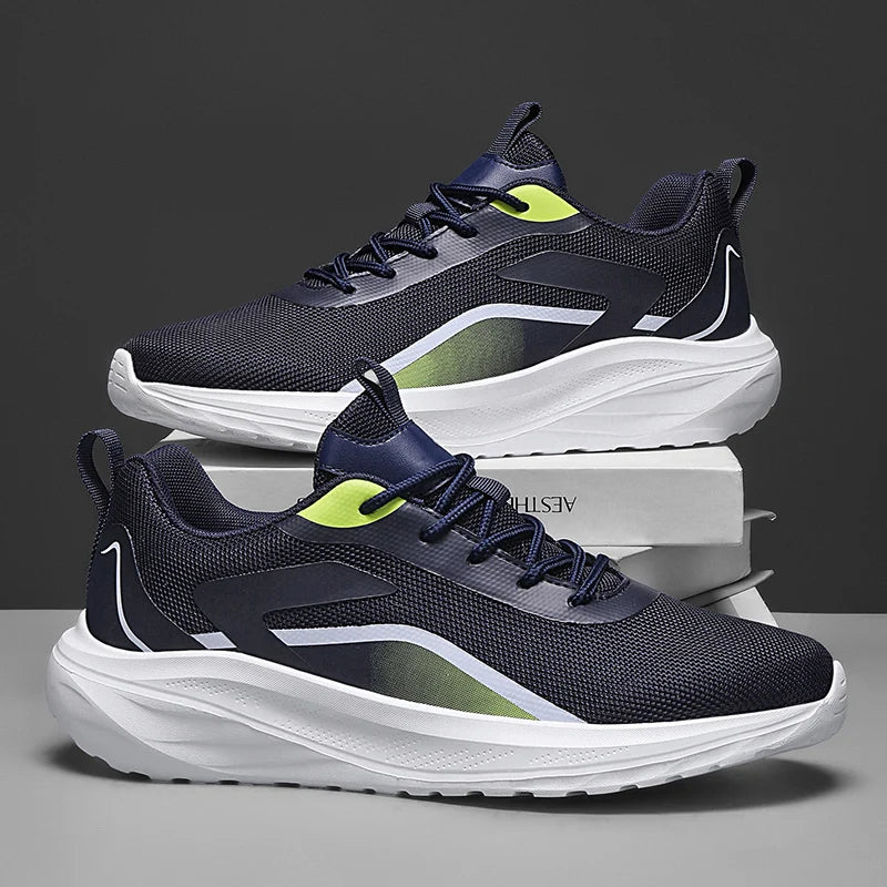 Asher Men’s Running Sneakers – Breathable Mesh with Ultra-Light Cushioning