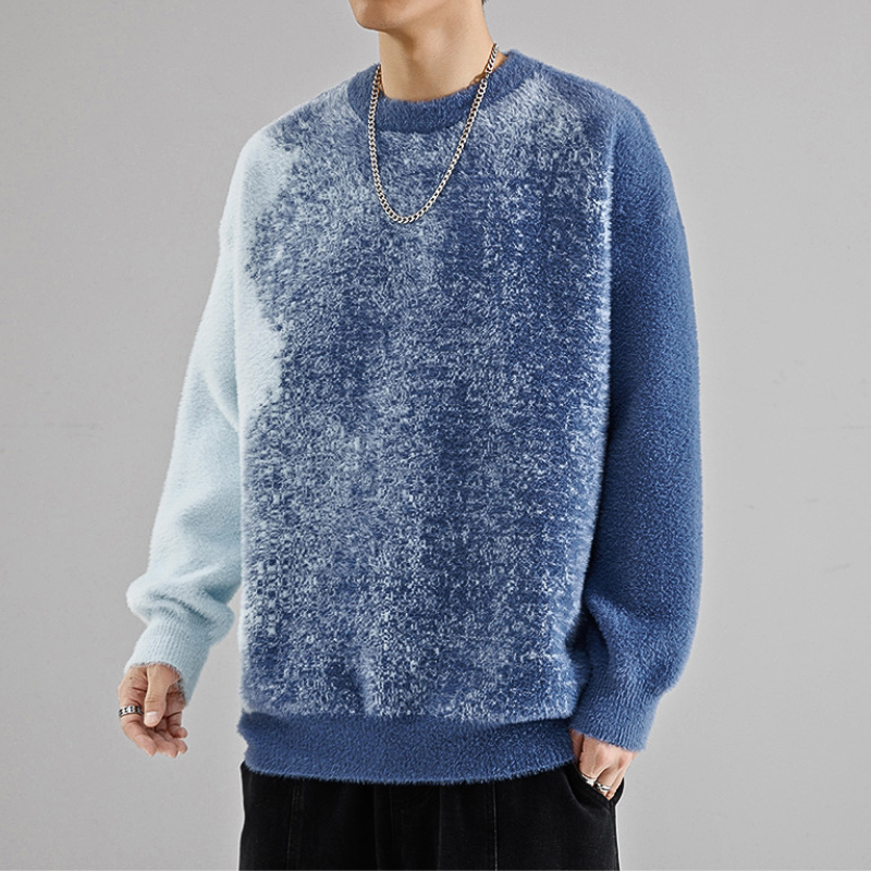 Talia Pixelated Knit Sweater
