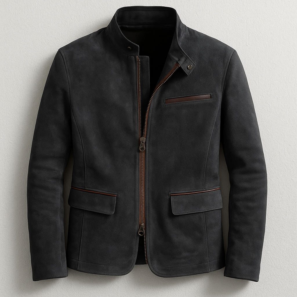 Samuel Men’s Suede Jacket – Premium Tailored Field Style