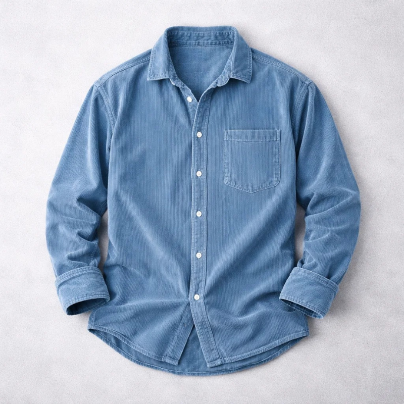 Briar Men's Corduroy Overshirt – Soft Cotton Shirt Jacket