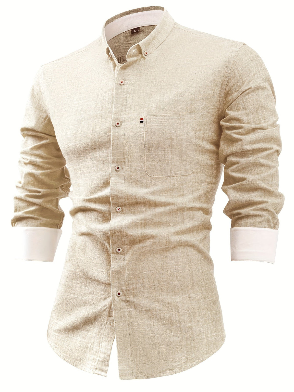 Liam Men’s Button-Up Shirt – Durable Cotton with Classic Fit