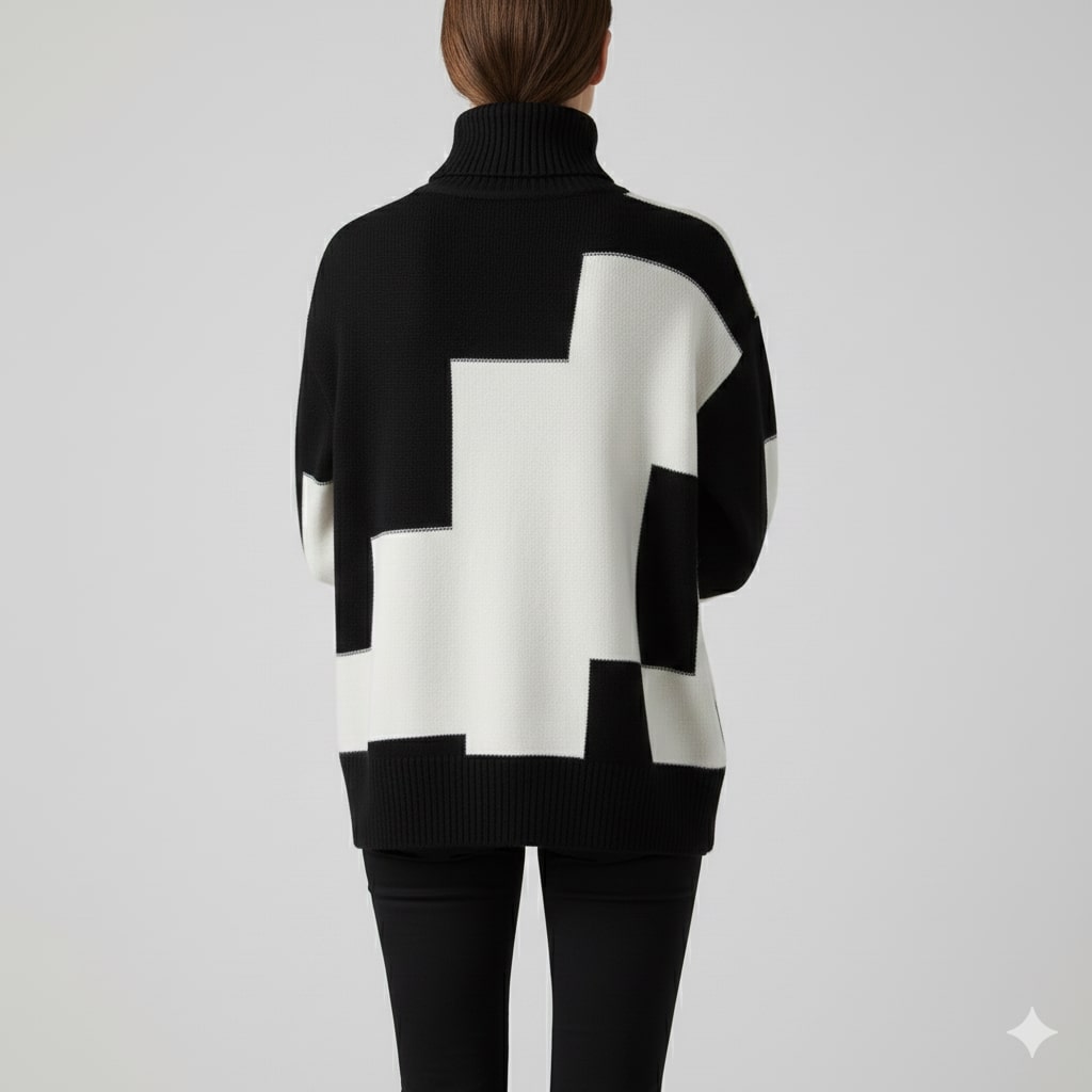Lovi Women’s Turtleneck Sweater – Soft Knit Pullover