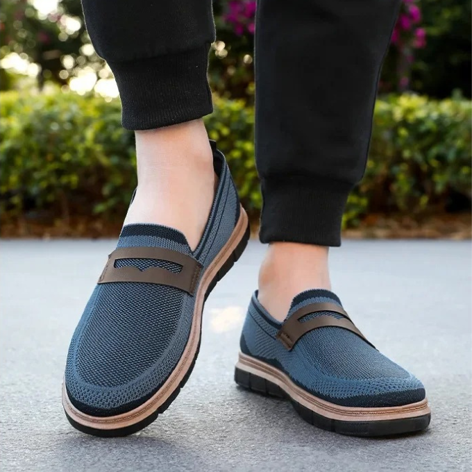 Florence Men’s Loafers – Suede Slip-On Shoes with Premium Rubber Sole