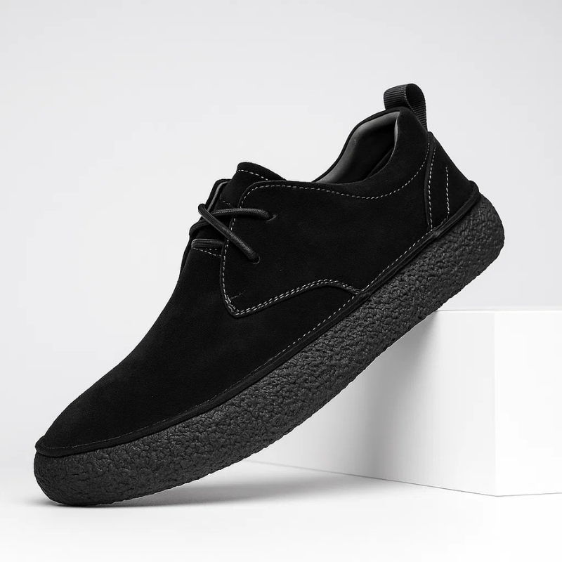 Jackie Men’s Suede Casual Shoes – with Flexible Rubber Sole