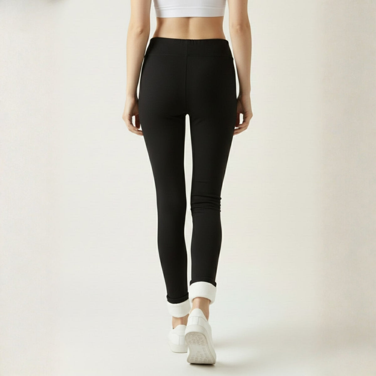 Dania Women’s Fleece-Lined Leggings – Stretchy Fleece-Lined Tights