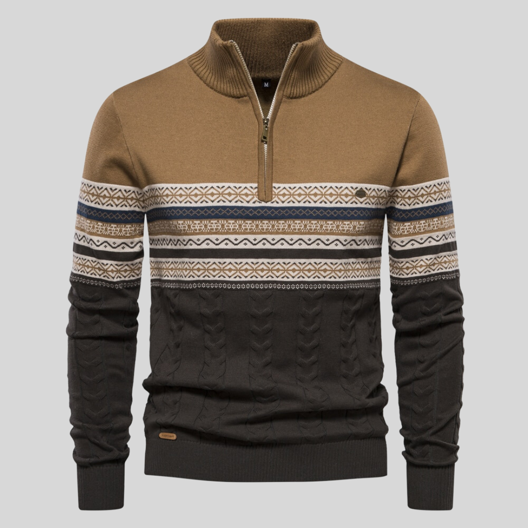 Harbor Cotton Zip Sweater