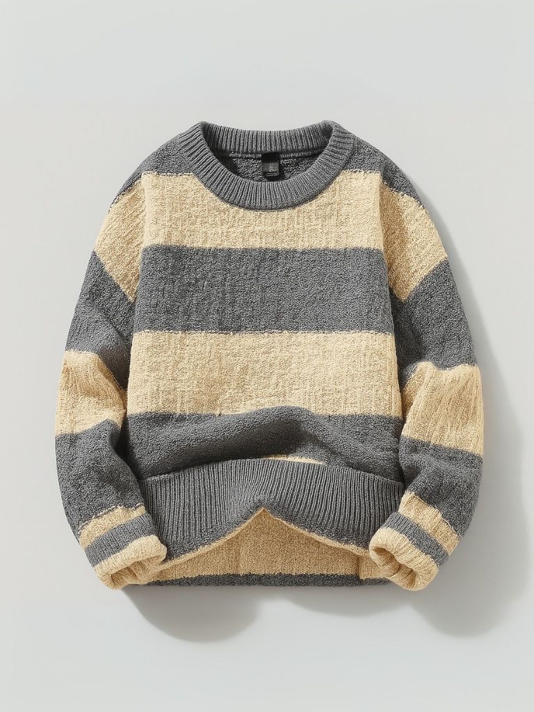 Everett Men’s Knit Sweater – Premium Soft Fabric Pullover