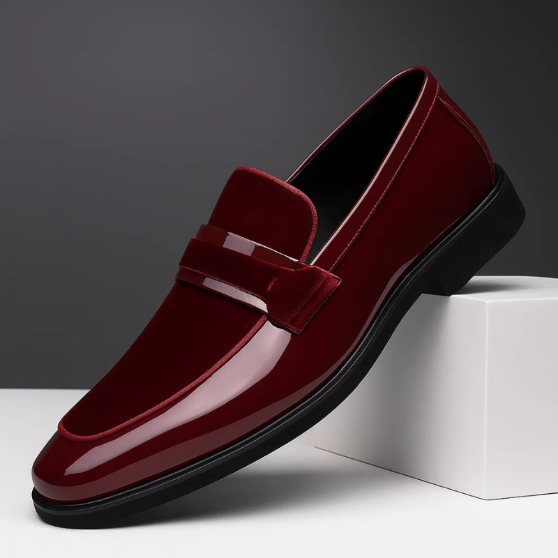 Brandon Men’s Suede Leather Penny Loafers