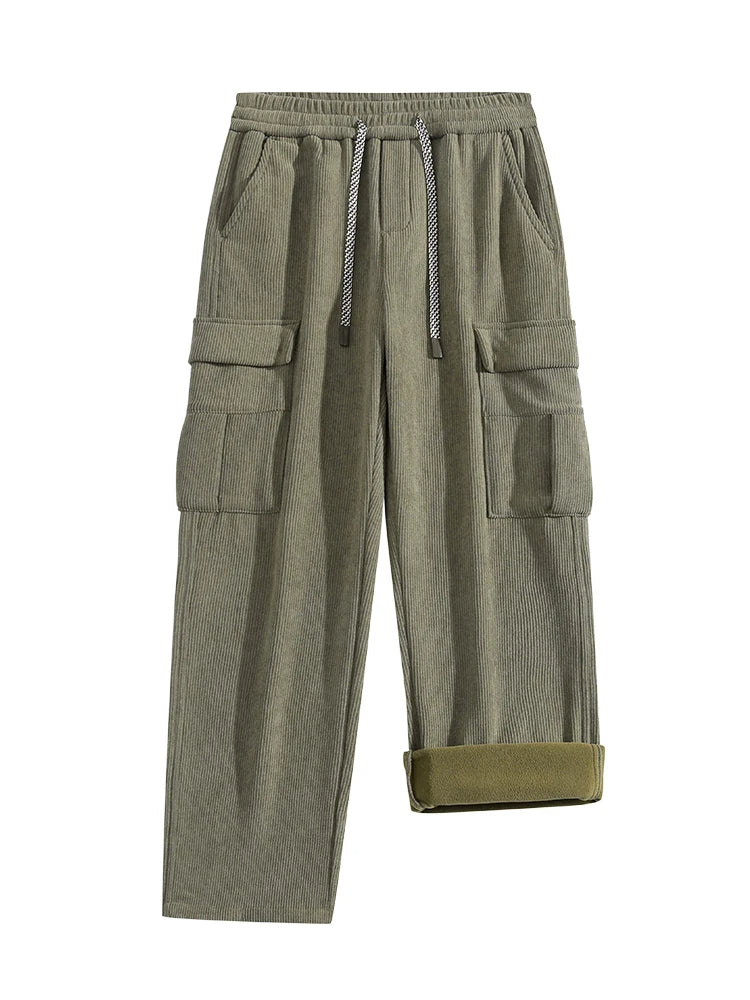 Hayes Corduroy Cargo Pants – Soft Stretch Fabric with Tapered Fit for Everyday Wear
