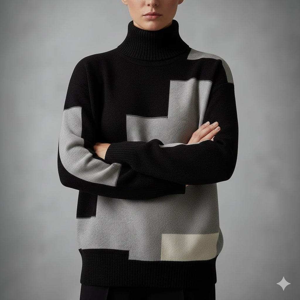 Lovi Women’s Turtleneck Sweater – Soft Knit Pullover