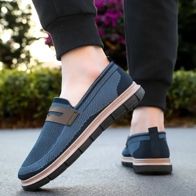 Florence Men’s Loafers – Suede Slip-On Shoes with Premium Rubber Sole