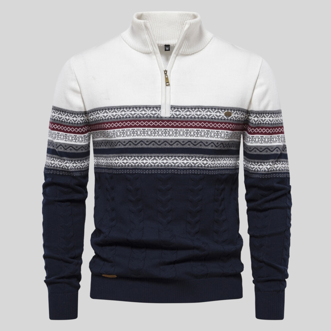 Harbor Cotton Zip Sweater