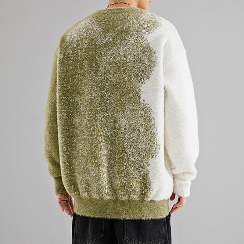 Talia Pixelated Knit Sweater