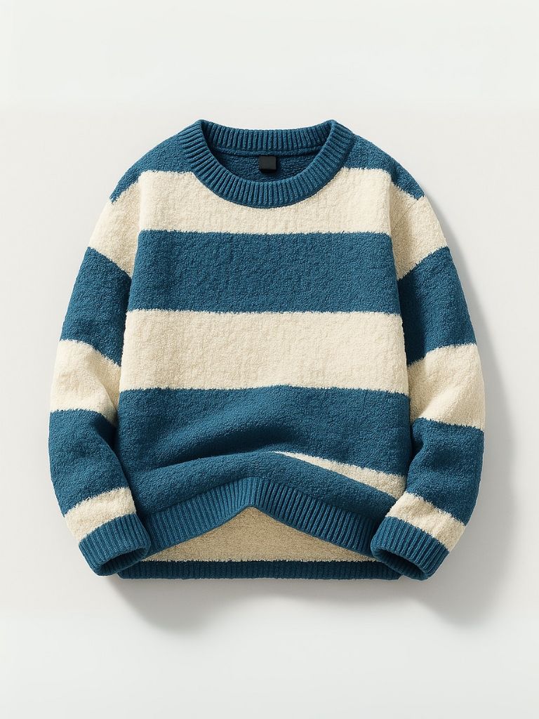 Everett Men’s Knit Sweater – Premium Soft Fabric Pullover