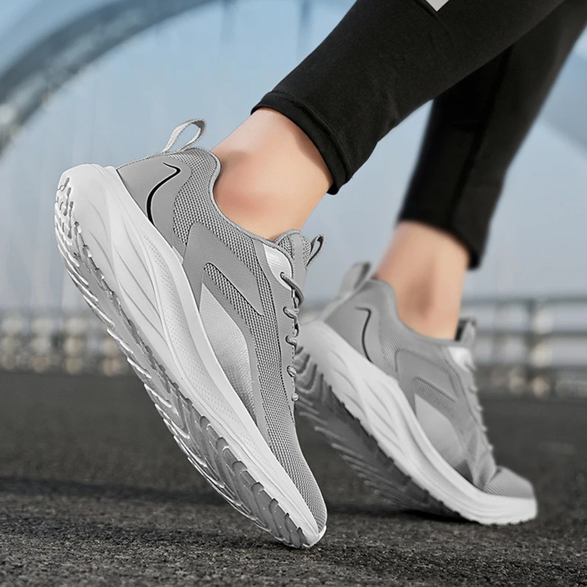 Asher Men’s Running Sneakers – Breathable Mesh with Ultra-Light Cushioning