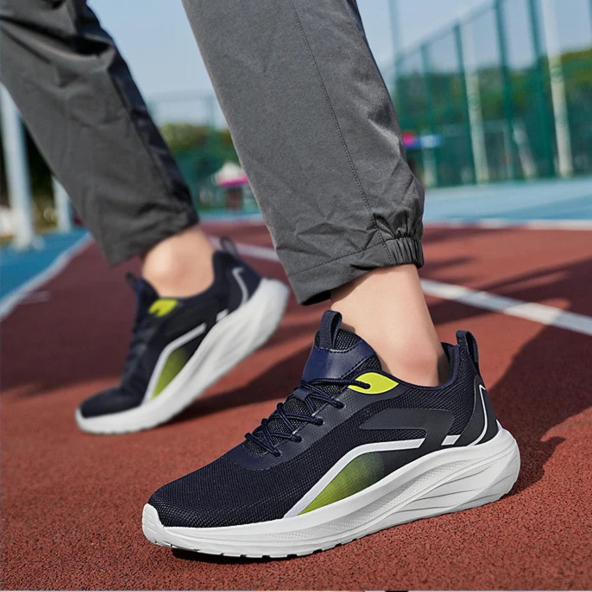 Asher Men’s Running Sneakers – Breathable Mesh with Ultra-Light Cushioning