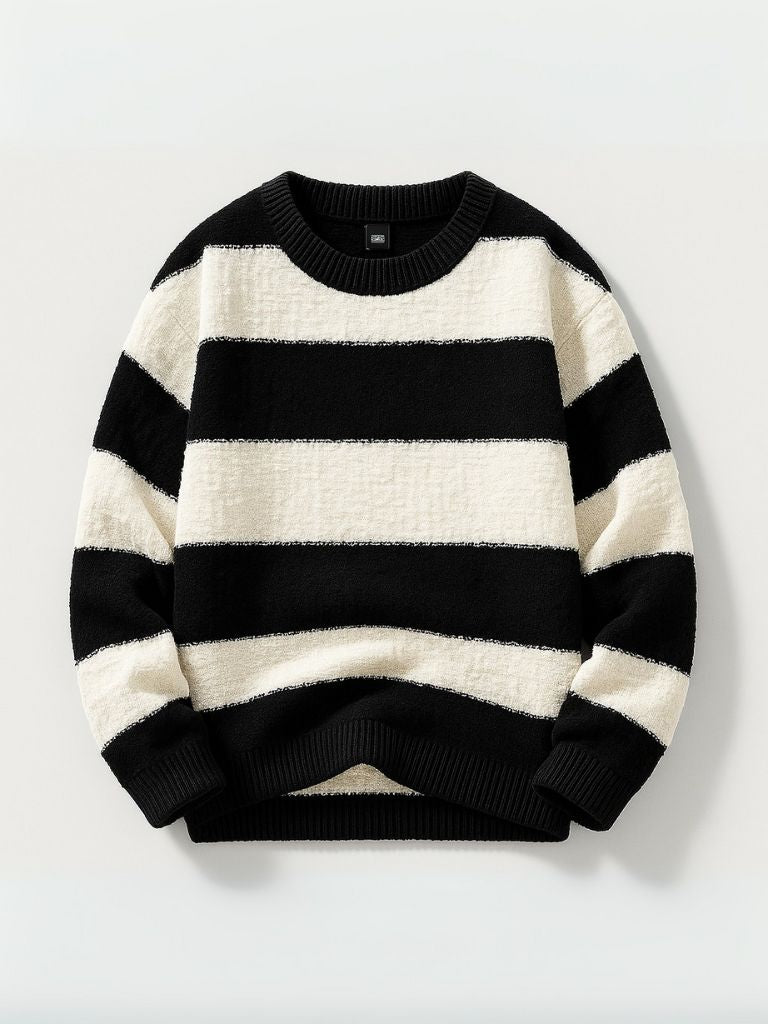 Everett Men’s Knit Sweater – Premium Soft Fabric Pullover