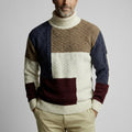 Thomasso Men’s Knit Sweater – Artisan Pattern Pullover