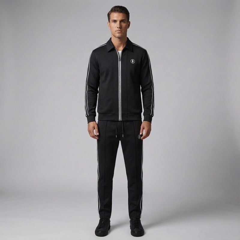 Rendon Men’s Tracksuit Set – Breathable Lycra Two-Piece Activewear
