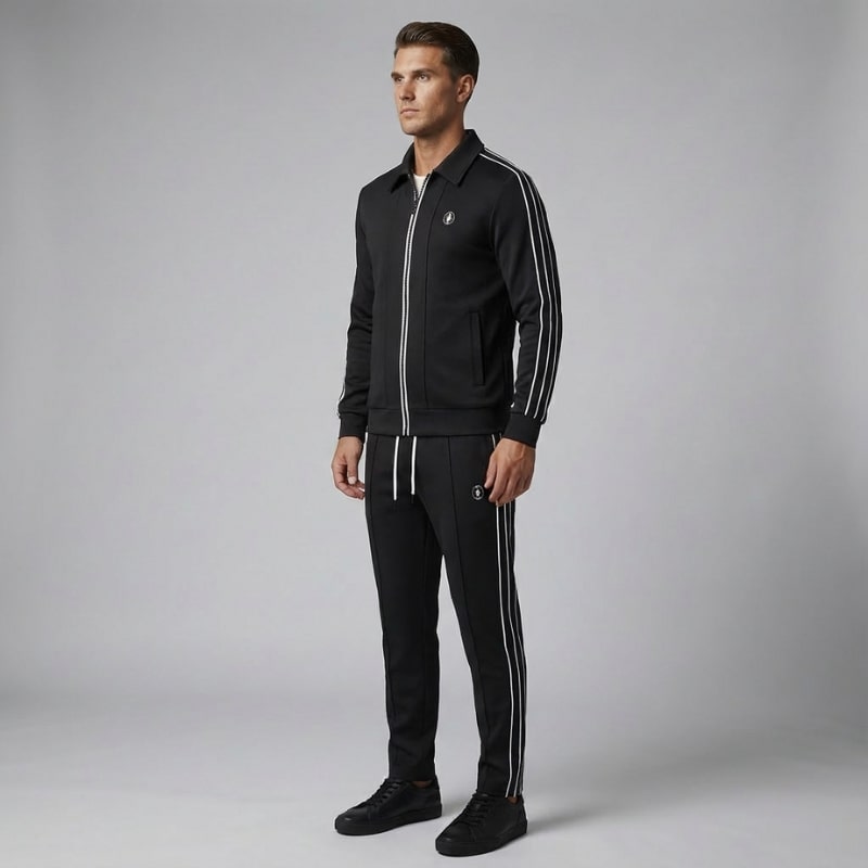 Rendon Men’s Tracksuit Set – Breathable Lycra Two-Piece Activewear