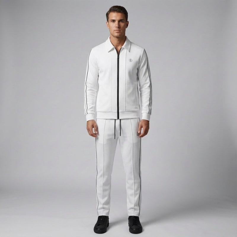 Rendon Men’s Tracksuit Set – Breathable Lycra Two-Piece Activewear