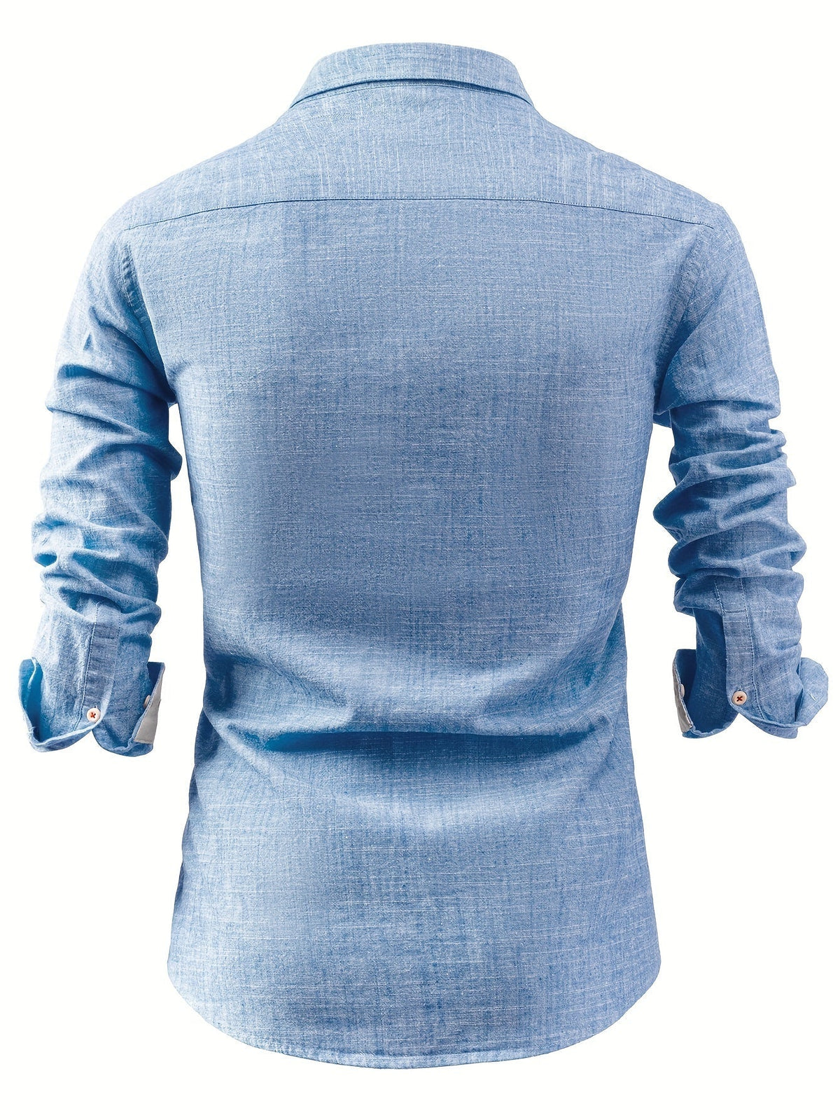 Liam Men’s Button-Up Shirt – Durable Cotton with Classic Fit