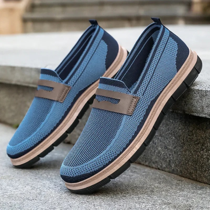 Florence Men’s Loafers – Suede Slip-On Shoes with Premium Rubber Sole
