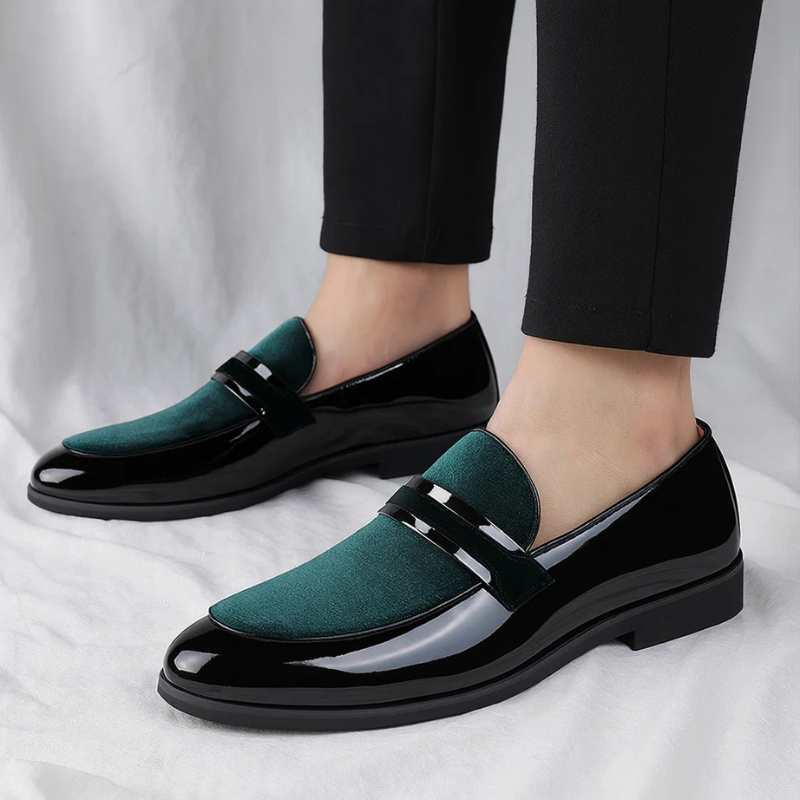Brandon Men’s Suede Leather Penny Loafers