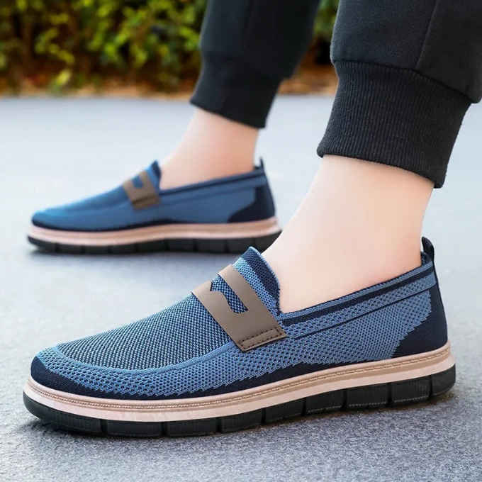 Florence Men’s Loafers – Suede Slip-On Shoes with Premium Rubber Sole