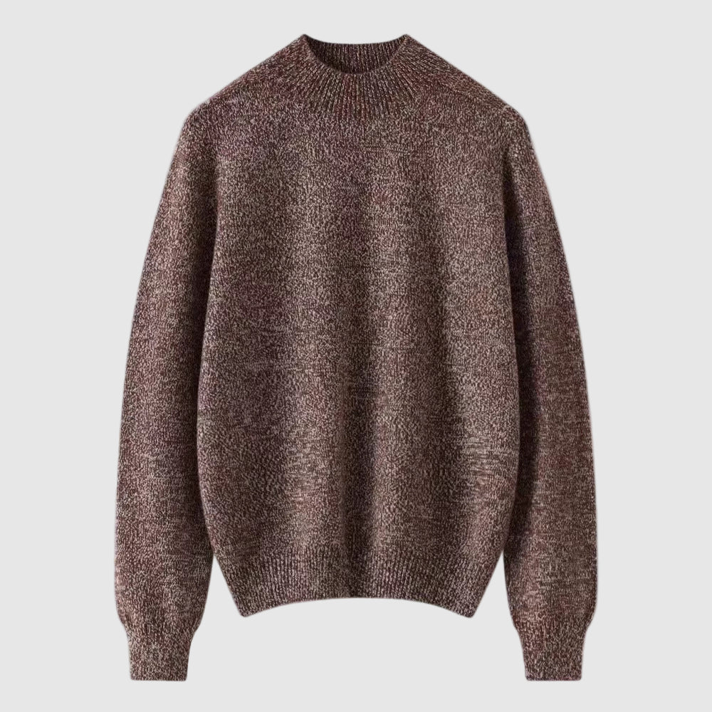 Lorenzo Men’s Crewneck Pullover – Soft-Touch Knit Jumper