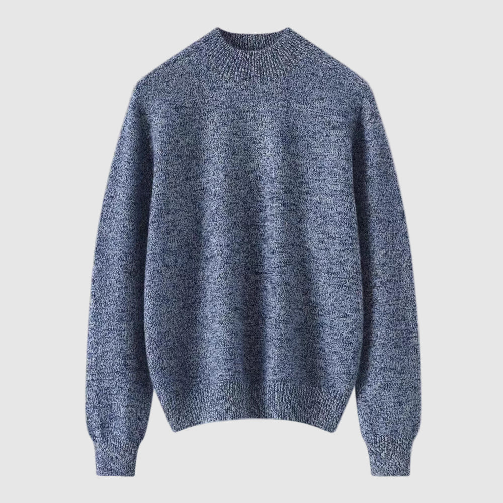 Lorenzo Men’s Crewneck Pullover – Soft-Touch Knit Jumper