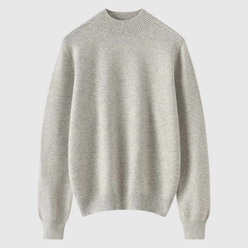 Lorenzo Men’s Crewneck Pullover – Soft-Touch Knit Jumper