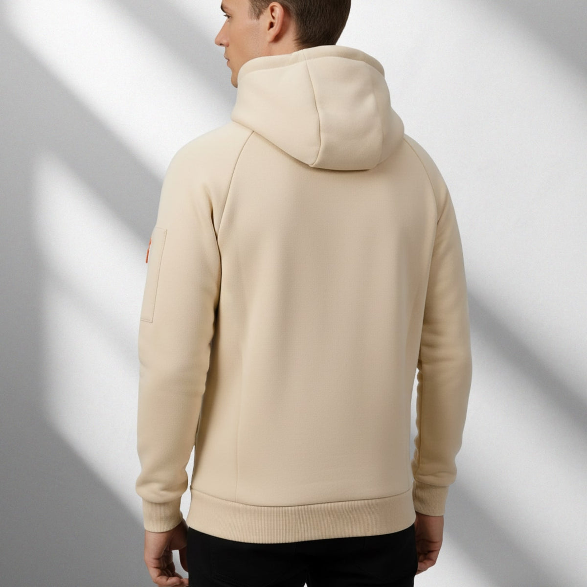 Hendrix Men's Zip-Up Hoodie – Heavyweight Cotton Blend Pullover