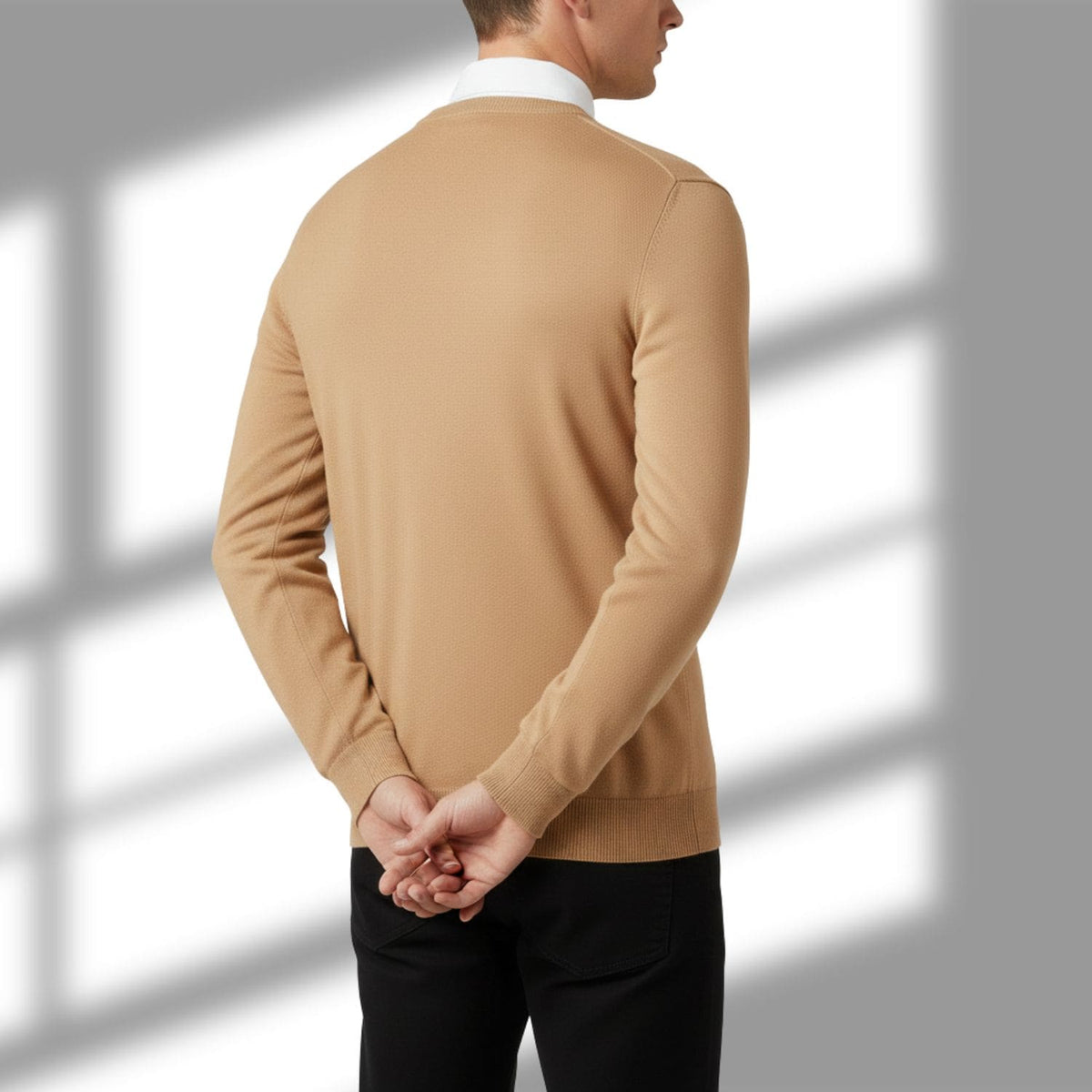 Victoriano Men’s Knit Sweater – Lightweight V-Neck Pullover