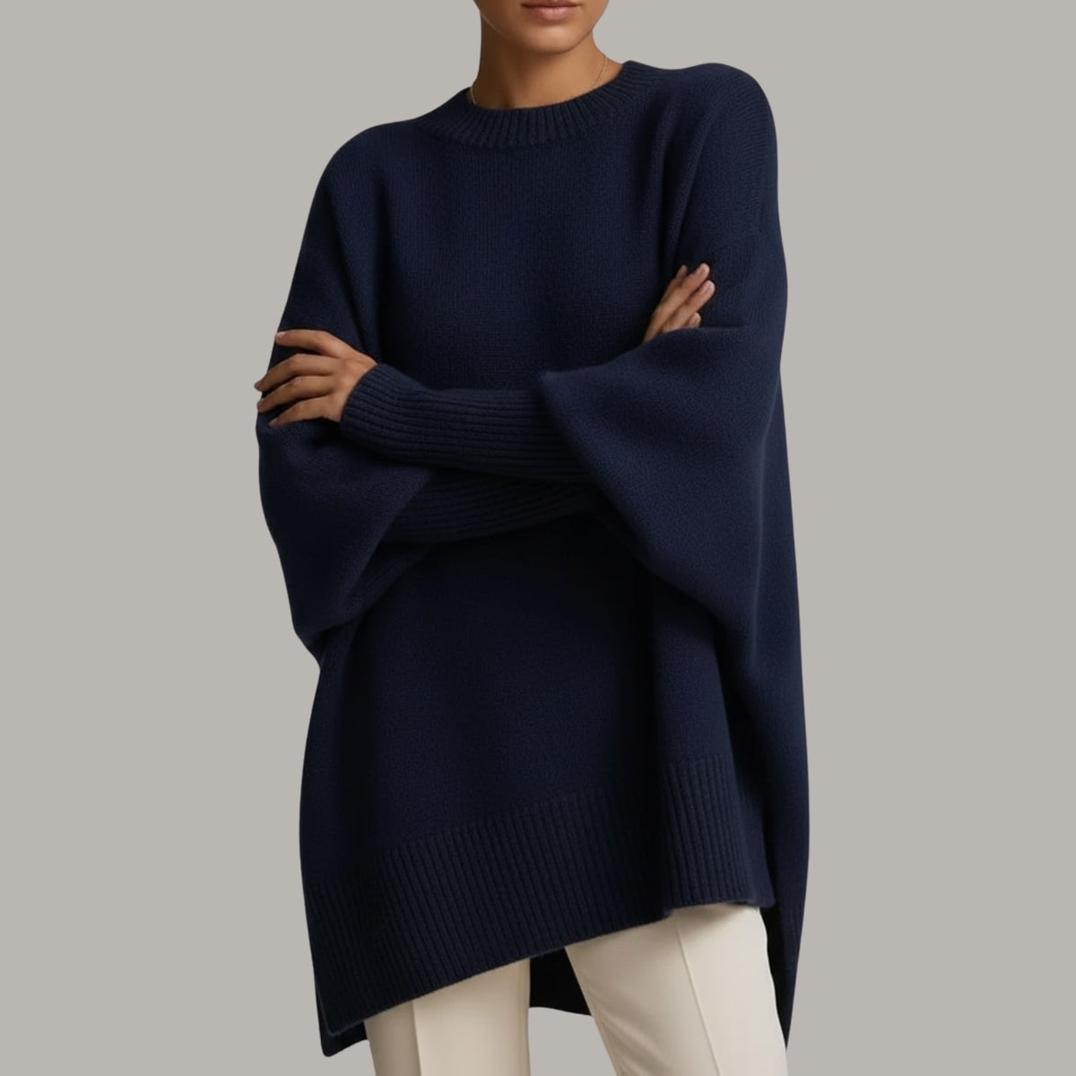 Gabriela Women’s Knit Sweater – Soft Luxe Oversized Pullover