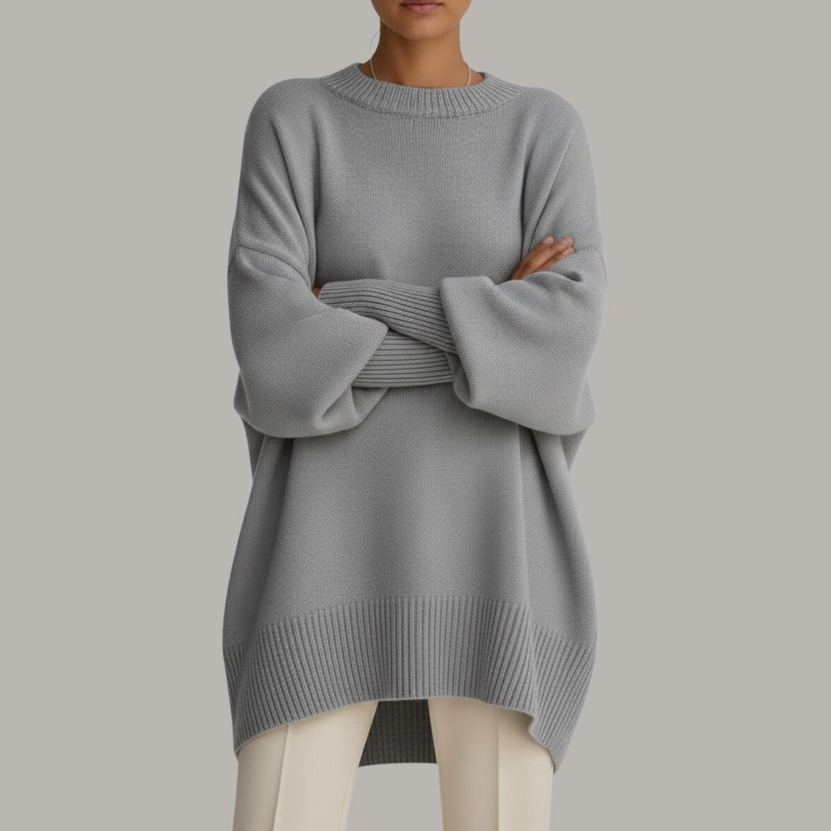 Gabriela Women’s Knit Sweater – Soft Luxe Oversized Pullover