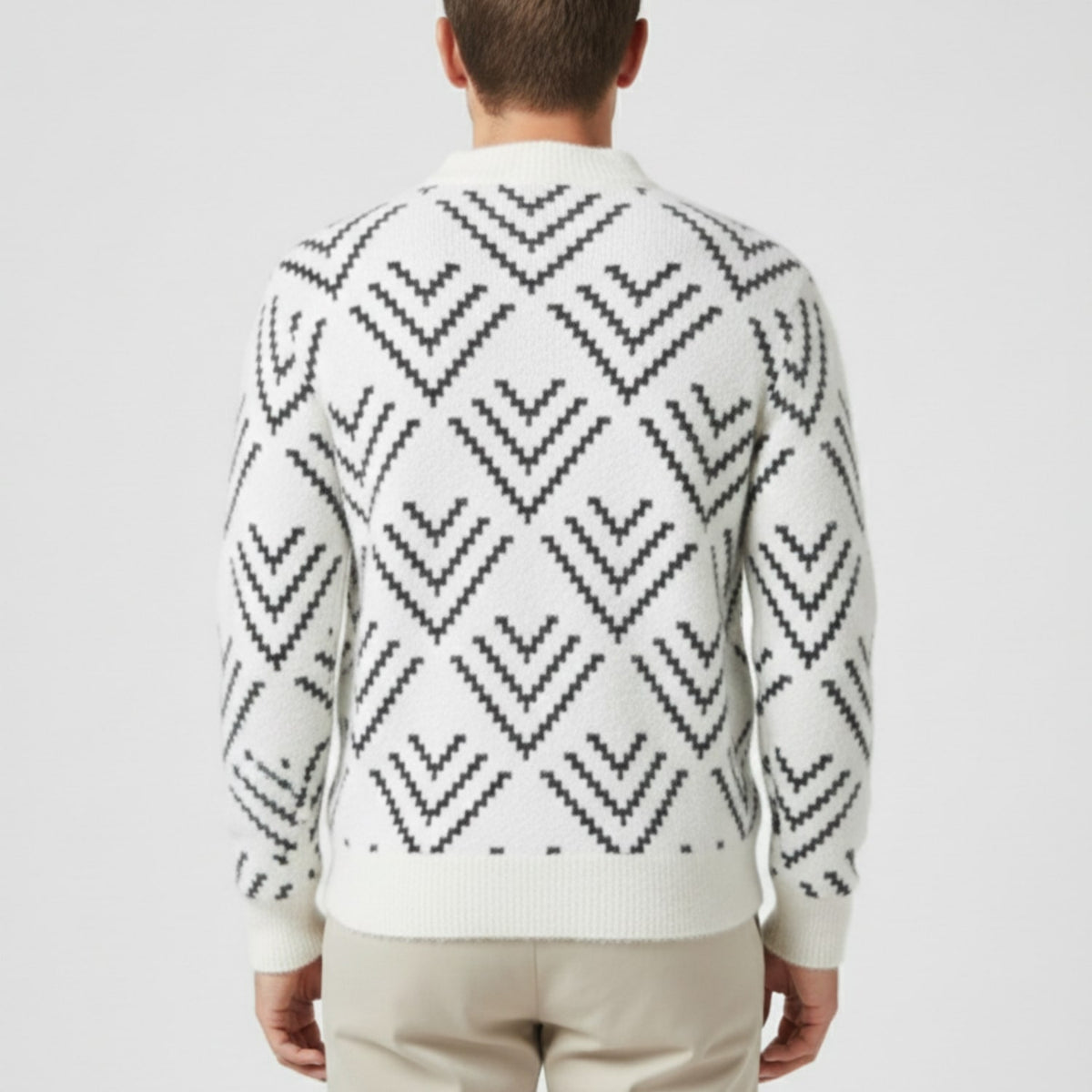 Morgan Men’s Knit Sweater – Plush Winter Pullover for Layered Warmth