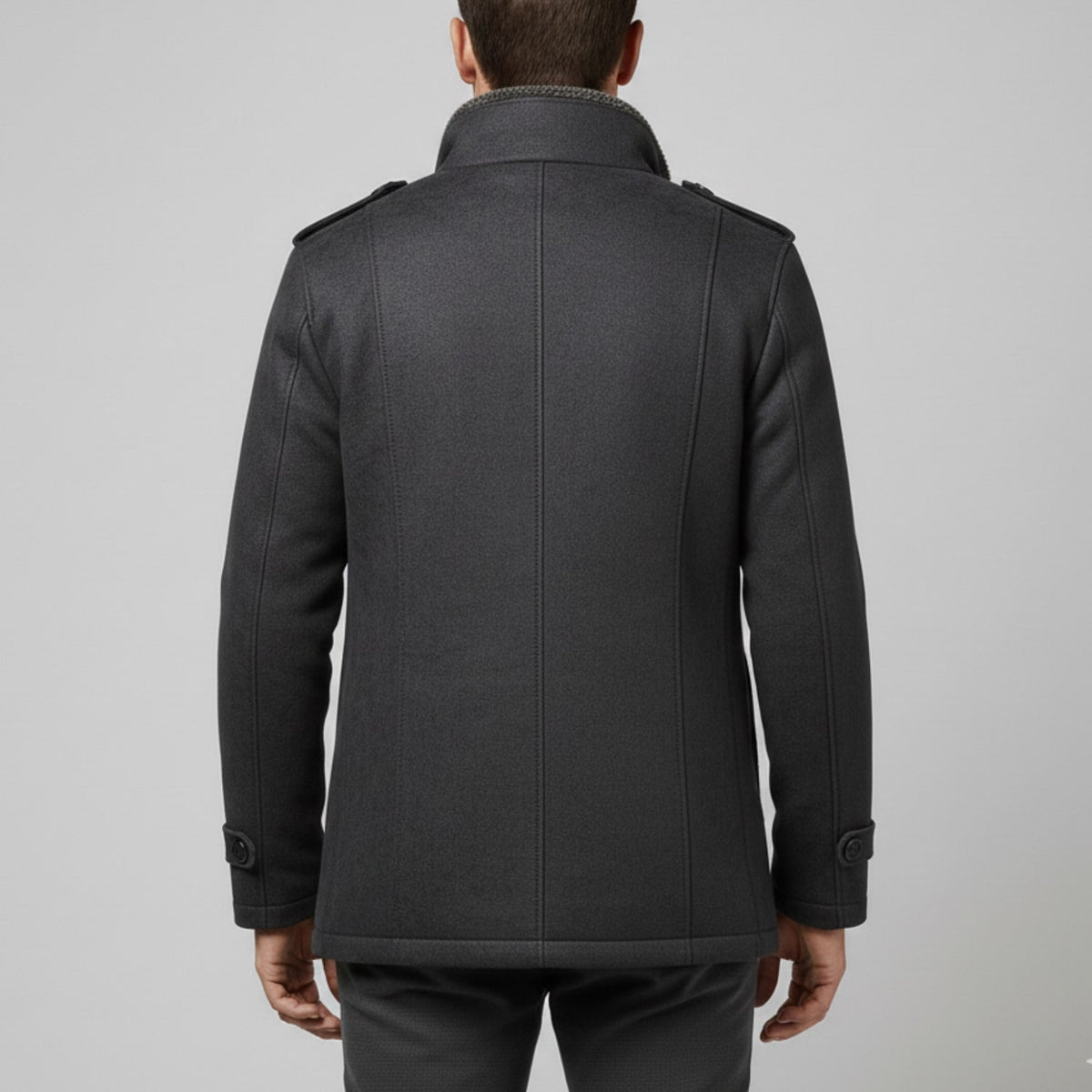 Trenton Men’s Suede Jacket – Vintage Suede Overcoat