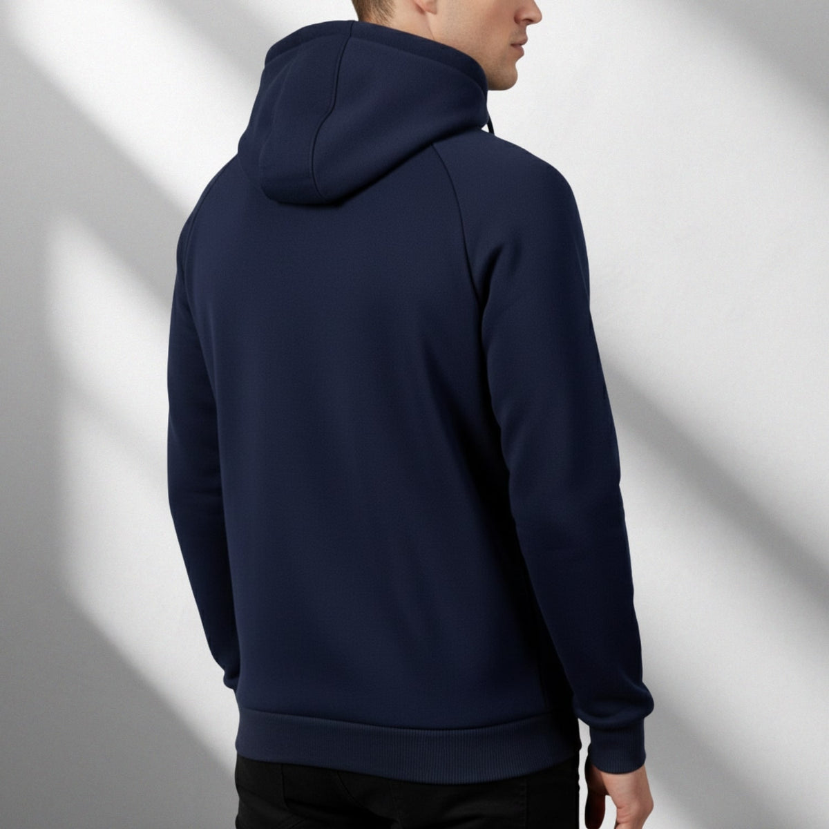 Hendrix Men's Zip-Up Hoodie – Heavyweight Cotton Blend Pullover