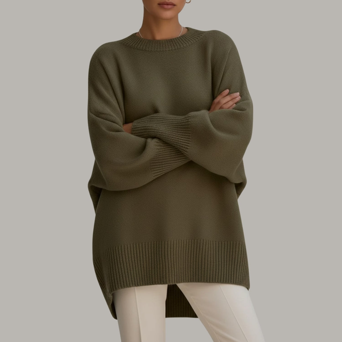 Gabriela Women’s Knit Sweater – Soft Luxe Oversized Pullover