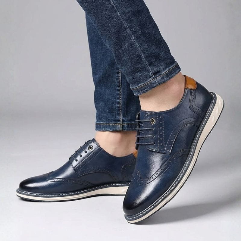 Boris Men’s Leather Brogue Shoes